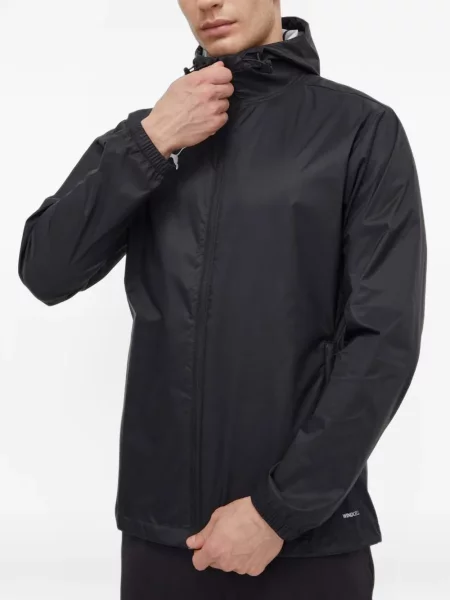 Geacă Puma cu glugă cu imagine negru