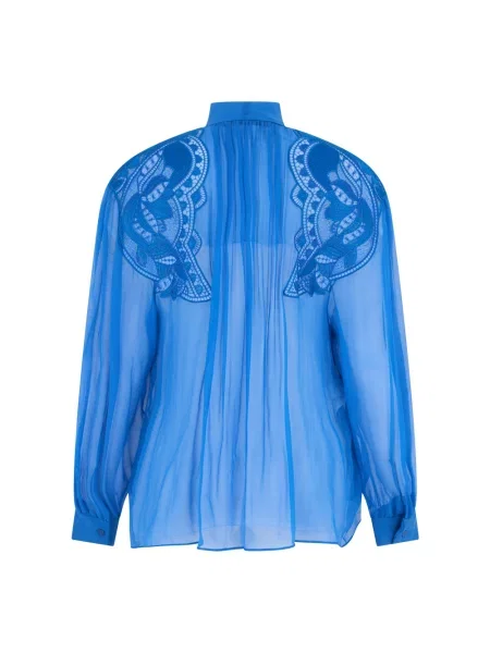 Koszula Alberta Ferretti niebieska