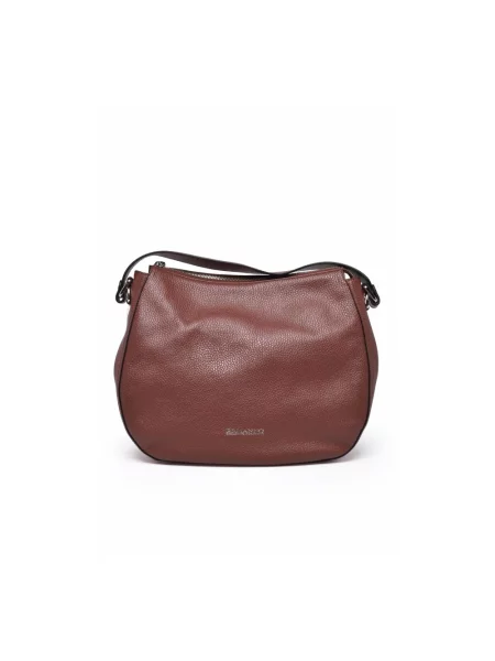 Torebka hobo Ermanno Scervino skórzana brązowa