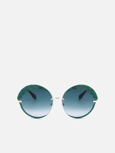 ADIDAS ORIGINALS Napszemüveg Adidas Original Matte black Sunglasses zöld fekete