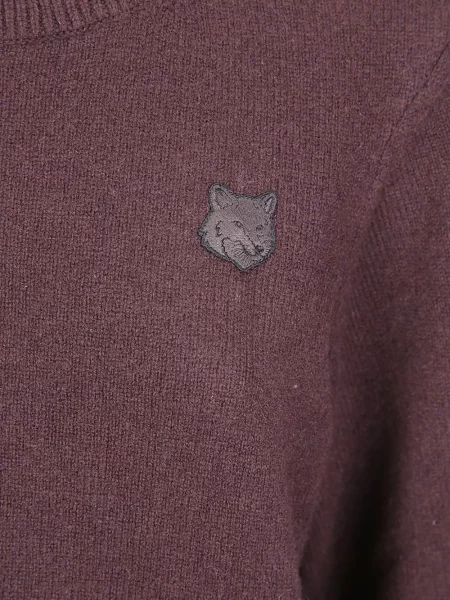 Pulover Maison Kitsune violet