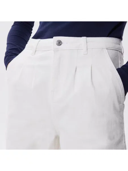Lacoste Bermudy Lacoste białe