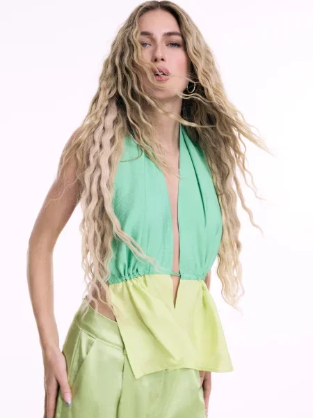 ABOUT YOU x Emili Sindlev Top Naomi' verde