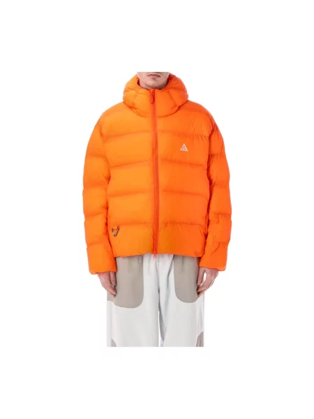 Kurtka puchowa Nike pomarańczowa