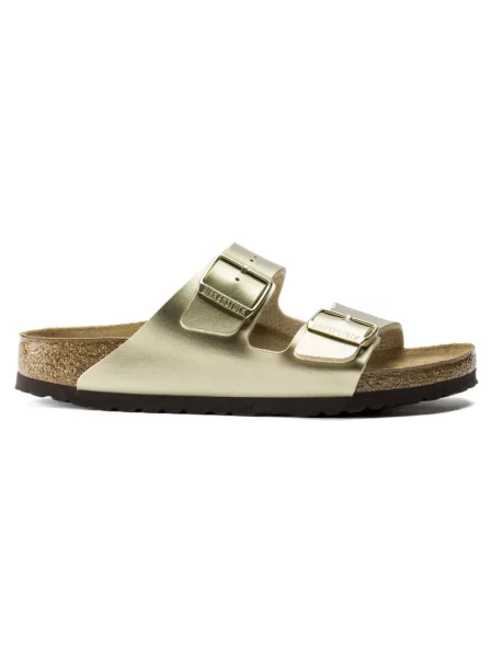 Klapki BIRKENSTOCK Arizona BF Narrow gold żółte