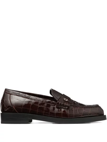 Pantofi loafer Jimmy Choo maro