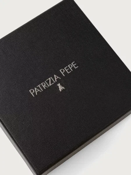 Patrizia Pepe pasek skórzany brązowy