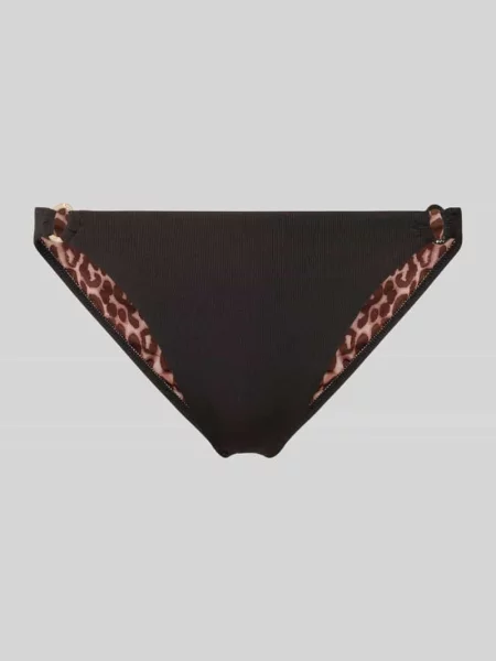Bikini spodnie o kroju slim fit z detal z logo model Costillas' Joop! Collection czarne