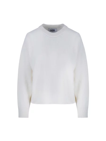 Sweter Alpha Studio biały