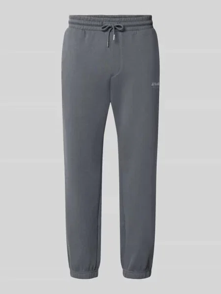 Spodnie dresowe o kroju straight fit z mieszanki bawełny model Kane' Jack & Jones