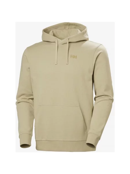 Bluza z kapturem Helly Hansen Core Graphic beżowo jasnozielona S brązowa