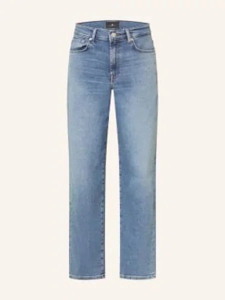 7 For All Mankind Proste Dżinsy Stovepipe blau