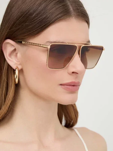 Versace ochelari de soare femei auriu