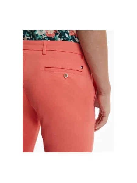 Nohavice Tommy Hilfiger oranžová
