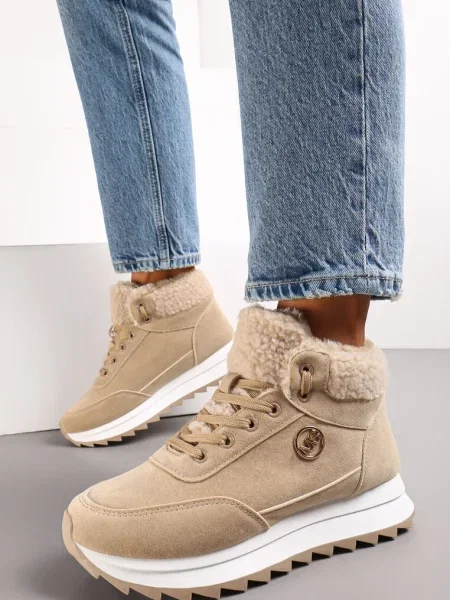 Sneakerși Inny bej