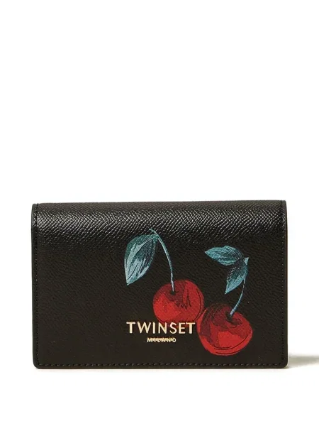 Portofel Twinset cu imagine negru