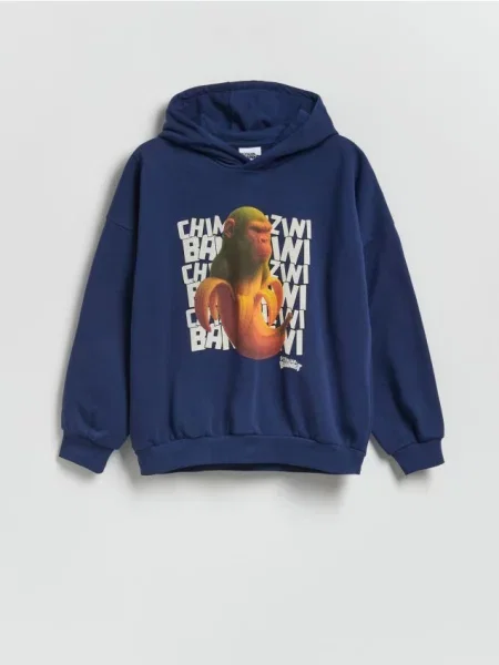 Reserved Mikina Chimpanzini Bananini tmavomodrá