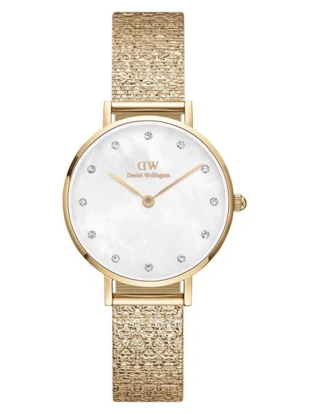 Dámske hodinky v zlatej farbe Daniel Wellington Petite Lumine