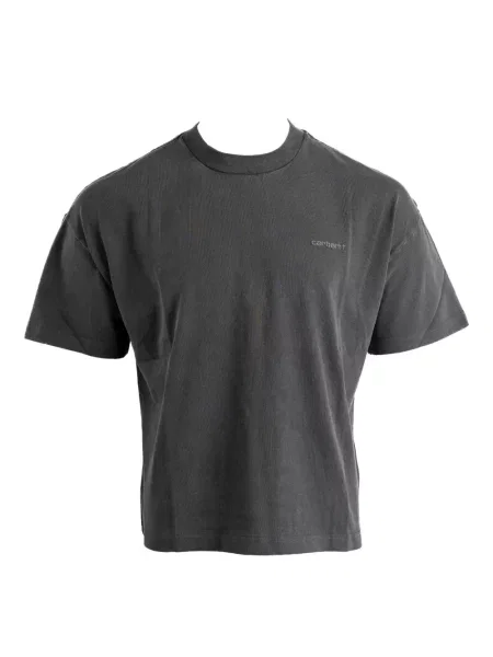 Tricou Carhartt Wip cu broderie gri