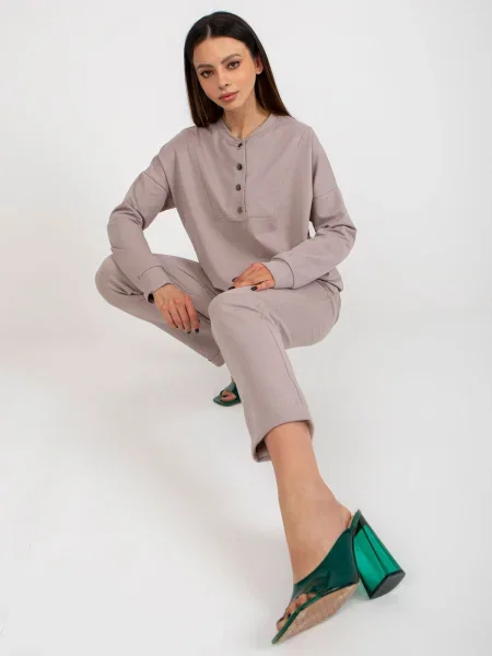 Sportski komplet Fashionhunters bež