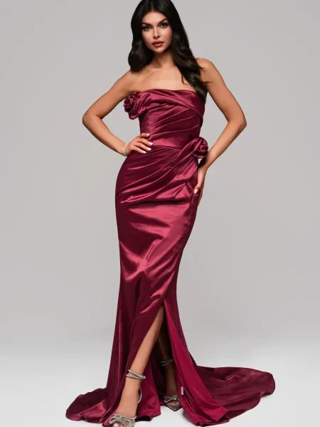 Odgovarati večernja haljina Edoti siva