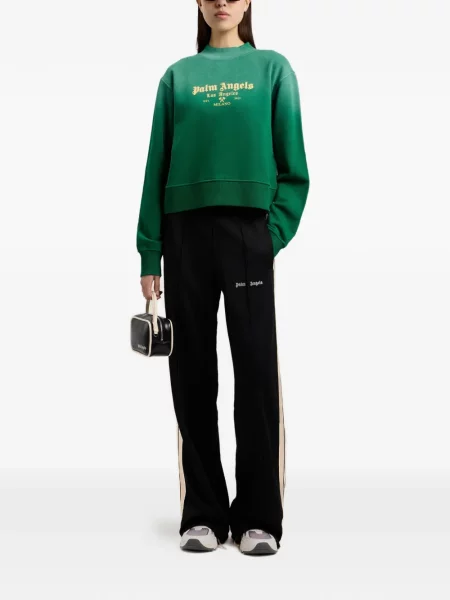 Τρέξιμο παντελόνι Palm Angels με αυτόγραφο μαύρο
