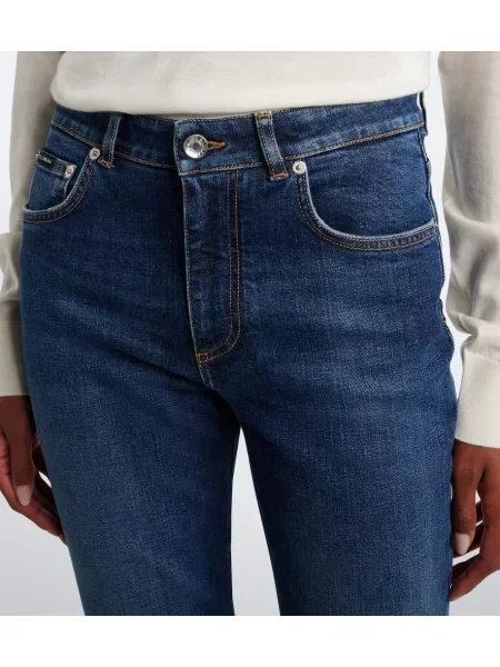 Skinny fit džínsy Dolce&gabbana skinny fit modrá