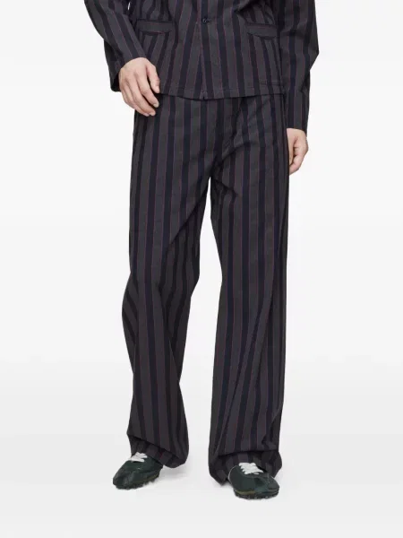 Pantaloni Maison Margiela cu dungi gri