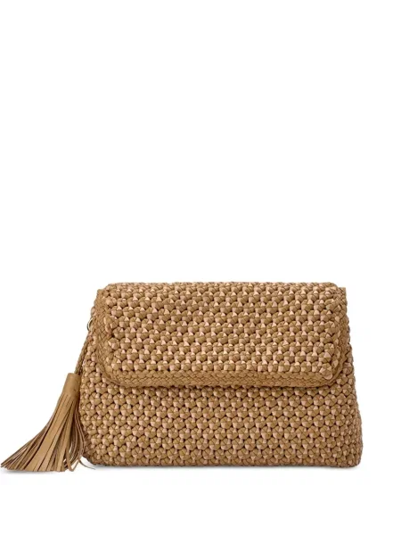 Geanta crossbody Lottusse din piele maro