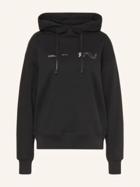 On Bluza Z Kapturem Club Avant schwarz czarna