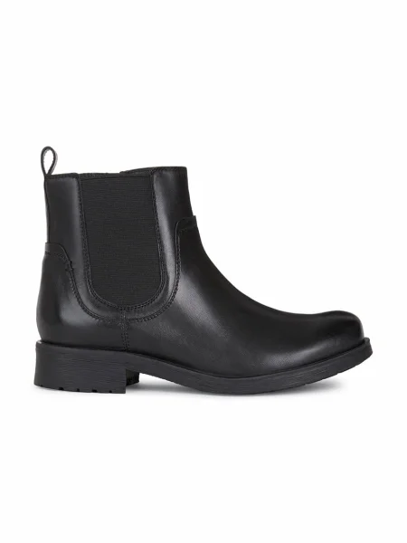Geox cizme Rawelle femei negru cu plat