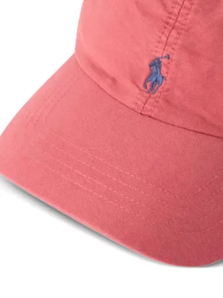 Czapka z daszkiem dziecięca Polo Ralph Lauren różowa