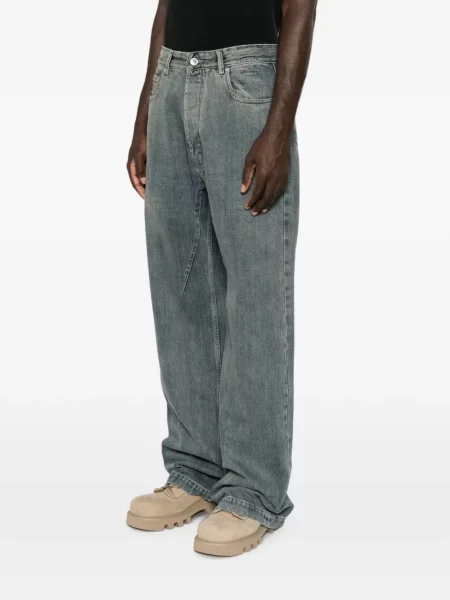Cu centură blugi Rick Owens Drkshdw albastru