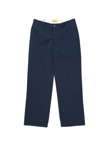 Pantaloni Fortela din țesătură twill albastru