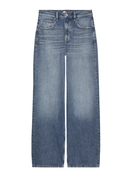 Tommy Jeans Džinsai Mia Straight Fit mėlyna