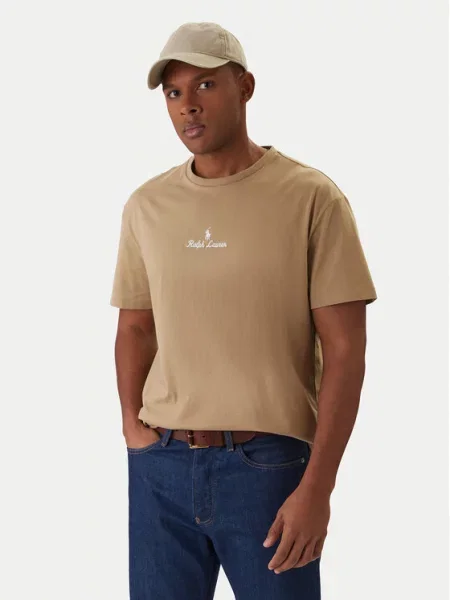 Polo Ralph Lauren Marškinėliai smėlio