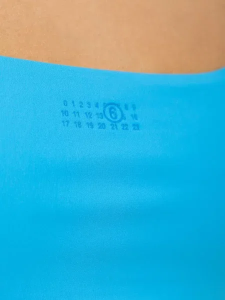 Bikini Mm6 Maison Margiela cu imagine albastru