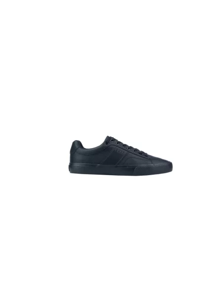 Niskie sneakersy z perforacją model AIDEN_TENN_GRLTP' Boss czarne