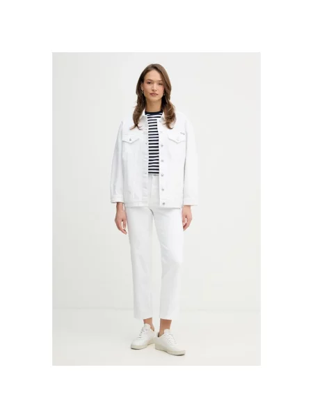 Dkny kurtka jeansowa biała