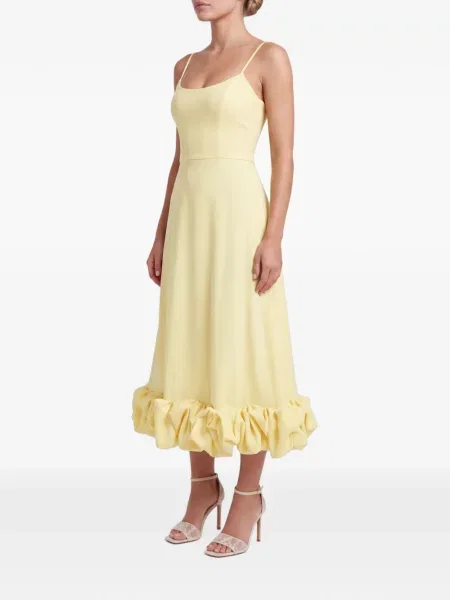 Rochie midi Post Meridiem galben