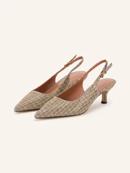 Lodičky Kurt Geiger s kamínky béžové