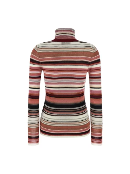 Sweter z golfem Missoni wełniany