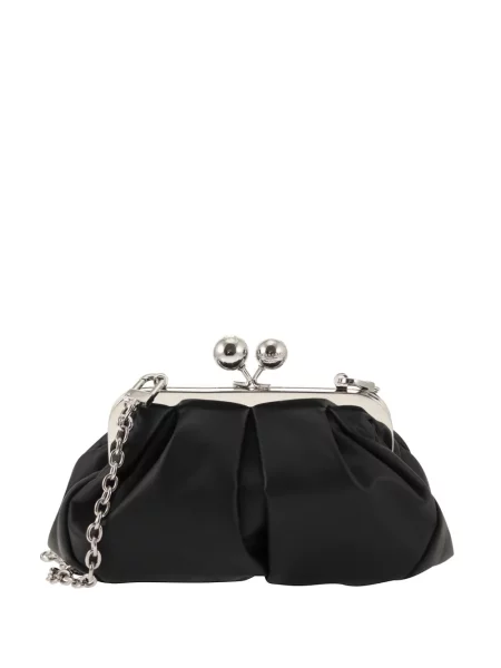 Geantă de călătorie Weekend Max Mara din piele negru