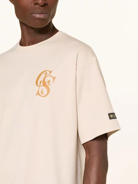 Columbia Tričko Csc™ Heritage Graphic Z Piké světle hnědá/ hnědá/ tmavě modrá