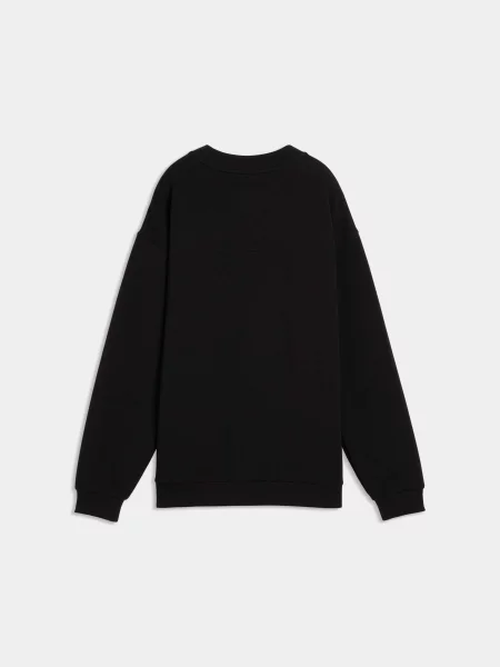 Світшот PUMA W Cloudspun Crew Neck комбінований верх чорний
