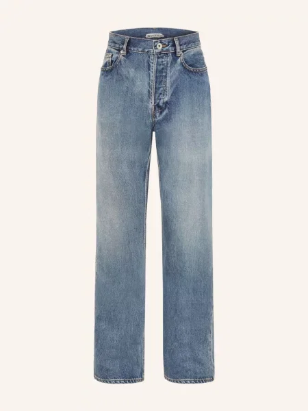 Jw Anderson Džíny Straight Fit mid blue modré
