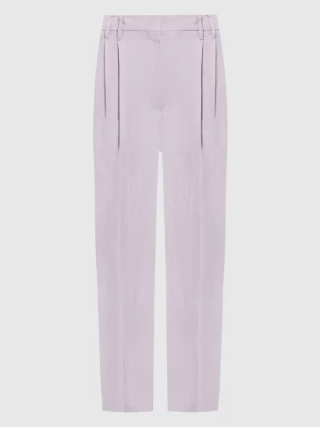 Брюки Brunello Cucinelli фиолетовые