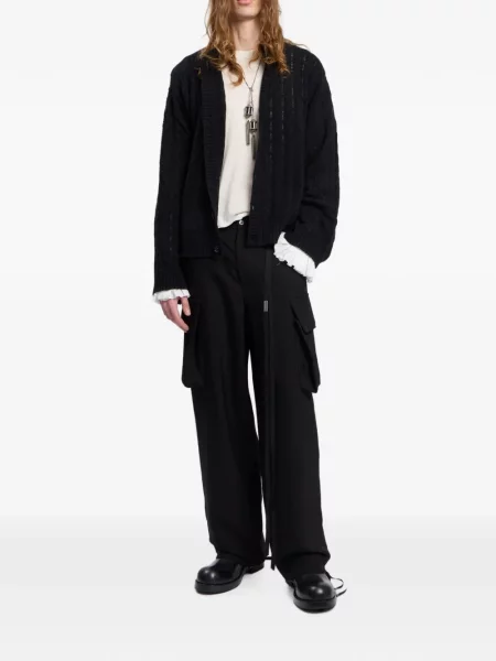 Pantaloni cargo Ann Demeulemeester negru