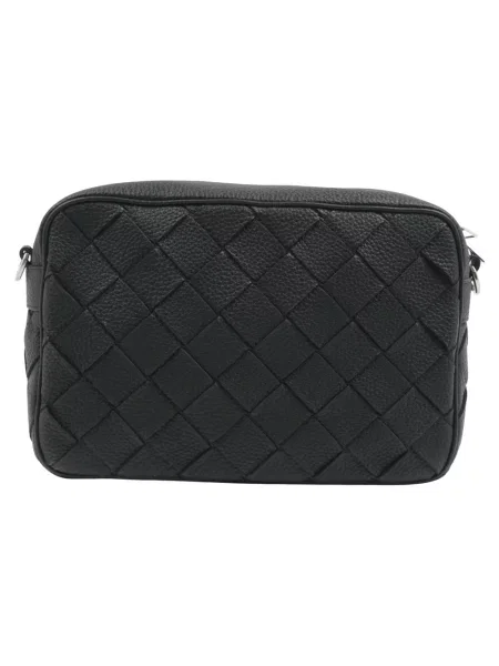 Torba Bottega Veneta skórzana czarna