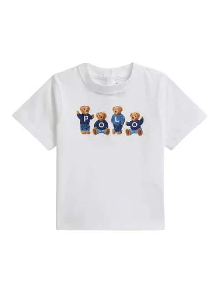 Детское поло Polo Ralph Lauren белое